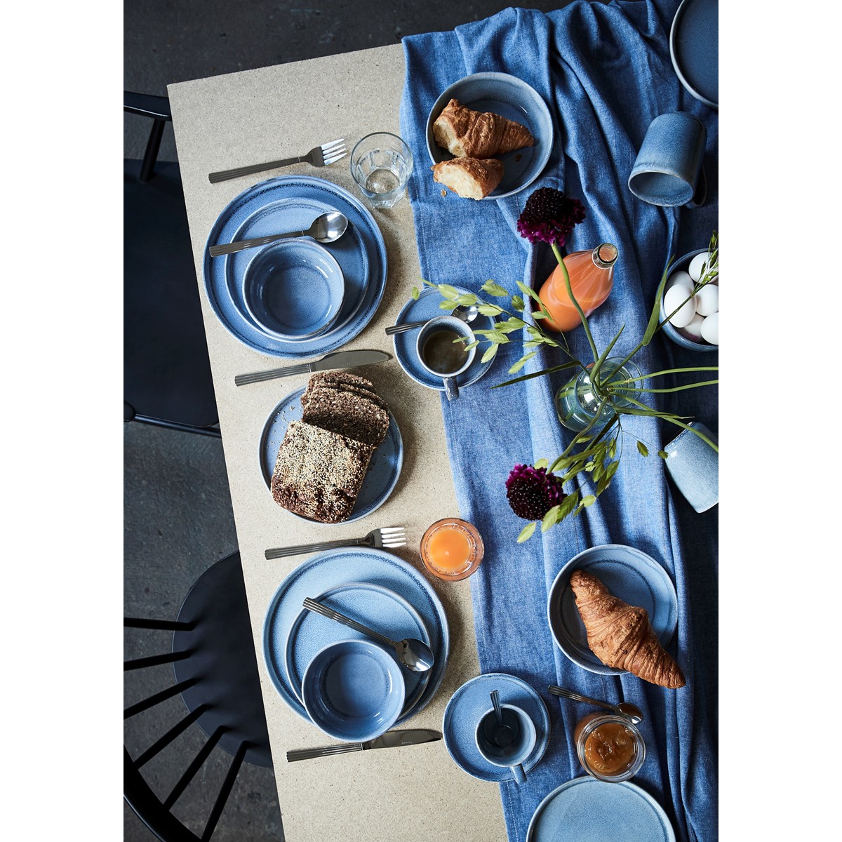 Søholm Sonja suppetallerken 18 cm blå